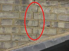 cracks in brickwork