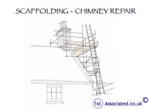 accessing chimneys and scaffolding