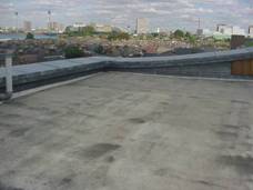 asphalt flat roof